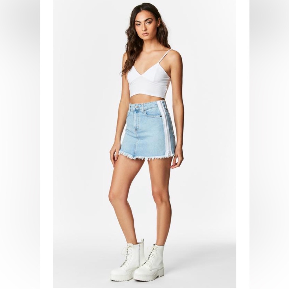 CARMAR ESTELLA COLIN SKIRT WITH SIDE ZIP